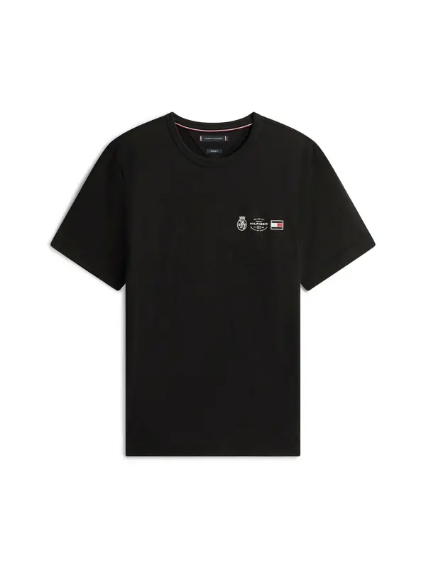 TOMMY HILFIGER TOMMY HILFIGER Majica  crvena / crna / bijela