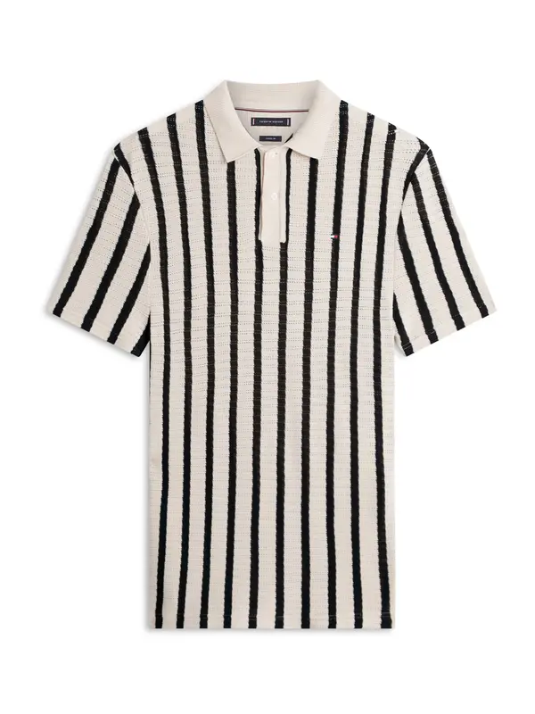 TOMMY HILFIGER TOMMY HILFIGER Majica  ecru/prljavo bijela / crna