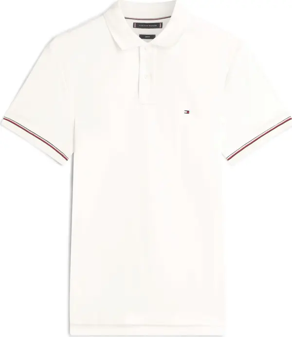 TOMMY HILFIGER TOMMY HILFIGER Majica  ecru/prljavo bijela / mornarsko plava / crvena / bijela