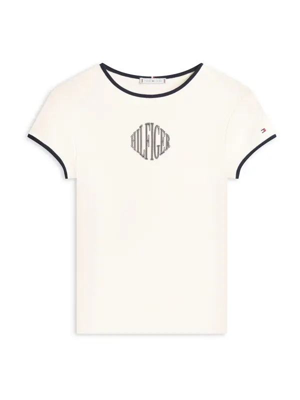 TOMMY HILFIGER TOMMY HILFIGER Majica  ecru/prljavo bijela / mornarsko plava