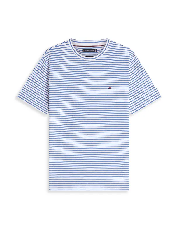 TOMMY HILFIGER TOMMY HILFIGER Majica 'ESS SEASONAL'  plava / bijela