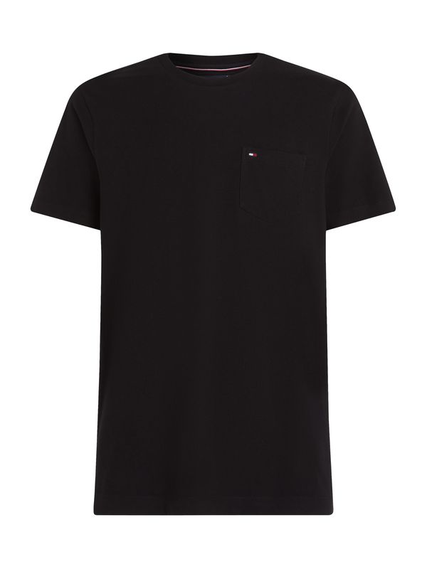 TOMMY HILFIGER TOMMY HILFIGER Majica 'ESSENTIAL'  crna