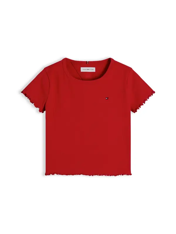 TOMMY HILFIGER TOMMY HILFIGER Majica 'ESSENTIAL'  crvena