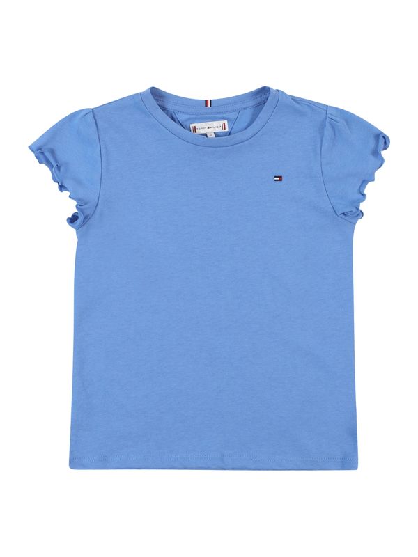 TOMMY HILFIGER TOMMY HILFIGER Majica 'Essential'  mornarsko plava / plava melange / crvena / bijela