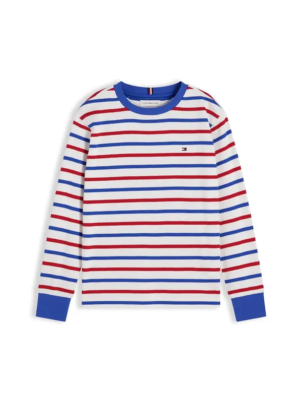 TOMMY HILFIGER TOMMY HILFIGER Majica 'Essential'  plava / crvena / bijela
