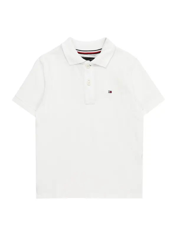 TOMMY HILFIGER TOMMY HILFIGER Majica 'Essential Regular Fit Flag Embroidery'  mornarsko plava / crvena / bijela