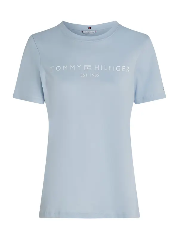 TOMMY HILFIGER TOMMY HILFIGER Majica  golublje plava / bijela