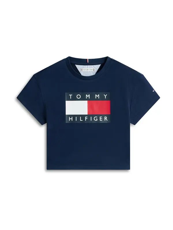 TOMMY HILFIGER TOMMY HILFIGER Majica 'HERITAGE'  mornarsko plava / crvena / crna / bijela