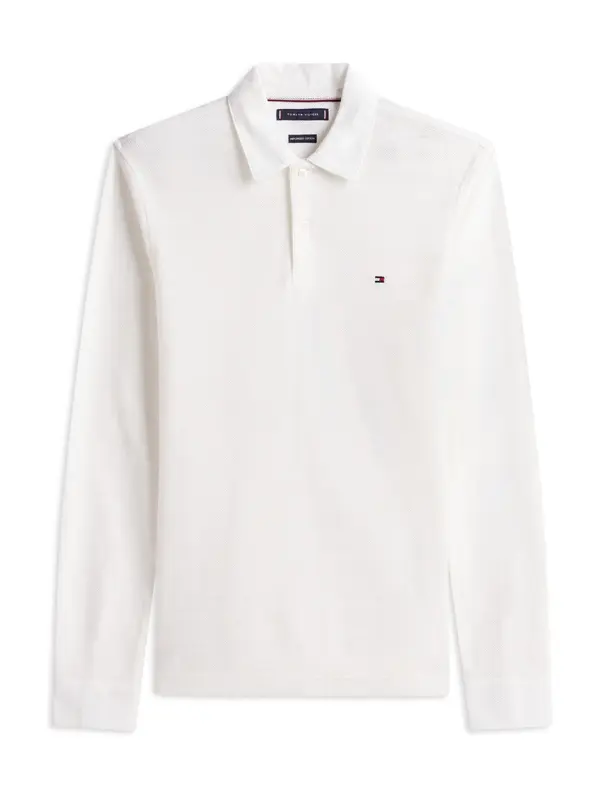 TOMMY HILFIGER TOMMY HILFIGER Majica 'HERRINGBONE'  bijela