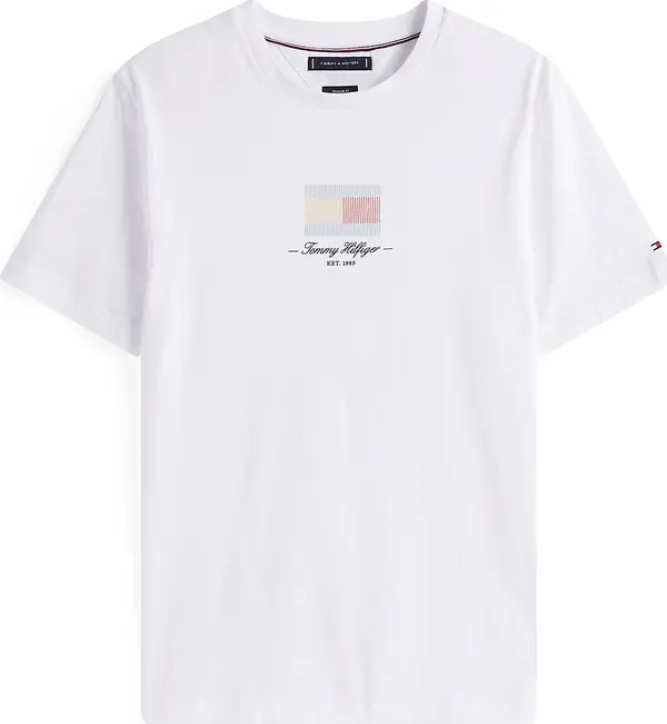 TOMMY HILFIGER TOMMY HILFIGER Majica 'Ithaca'  svijetloplava / svijetložuta / crvena / bijela