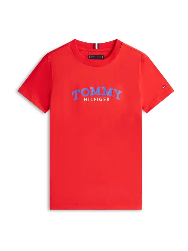 TOMMY HILFIGER TOMMY HILFIGER Majica  kraljevsko plava / crvena / bijela