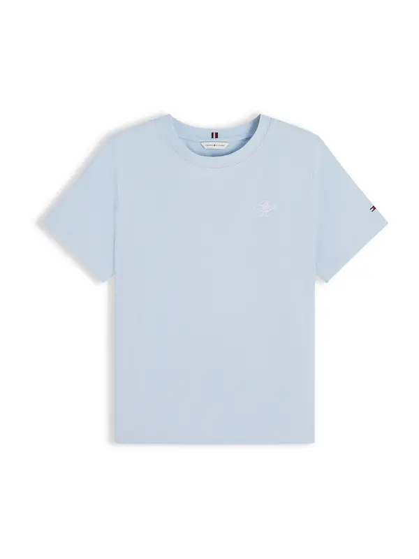 TOMMY HILFIGER TOMMY HILFIGER Majica 'Logo Embroidery'  svijetloplava