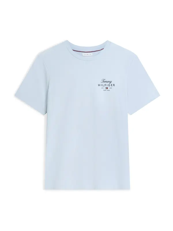TOMMY HILFIGER TOMMY HILFIGER Majica 'Logo'  mornarsko plava / svijetloplava