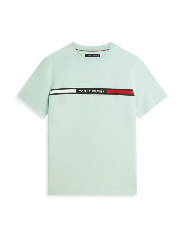 TOMMY HILFIGER TOMMY HILFIGER Majica  menta / crvena / crna / bijela