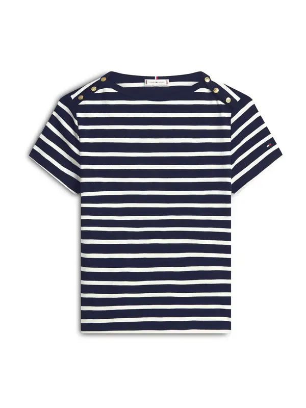 TOMMY HILFIGER TOMMY HILFIGER Majica  mornarsko plava / bijela