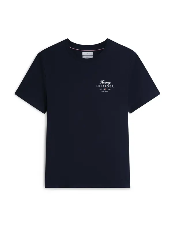 TOMMY HILFIGER TOMMY HILFIGER Majica  mornarsko plava / bijela