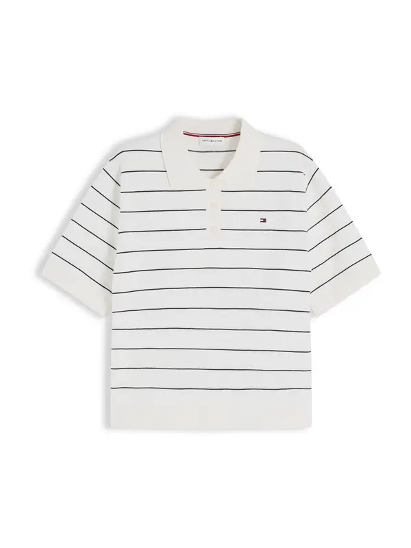TOMMY HILFIGER TOMMY HILFIGER Majica  mornarsko plava / bijela