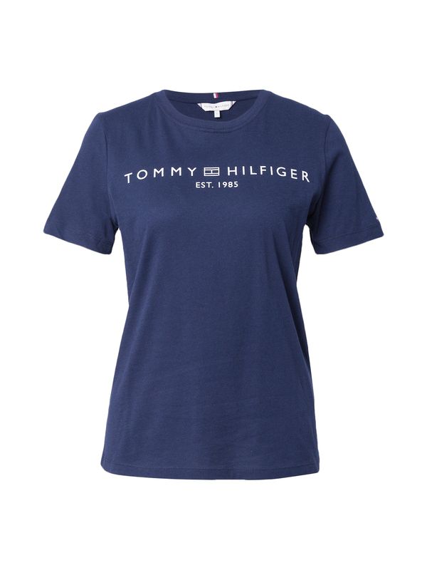 TOMMY HILFIGER TOMMY HILFIGER Majica  mornarsko plava / bijela