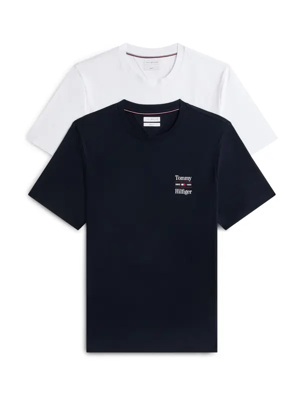 TOMMY HILFIGER TOMMY HILFIGER Majica  mornarsko plava / bijela