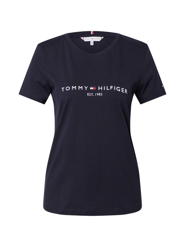 TOMMY HILFIGER TOMMY HILFIGER Majica  mornarsko plava / bijela