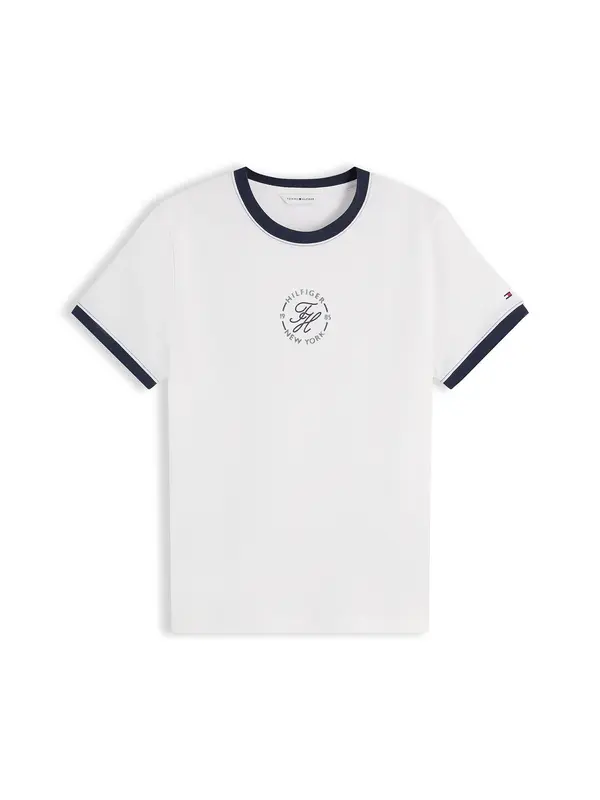 TOMMY HILFIGER TOMMY HILFIGER Majica  mornarsko plava / bijela