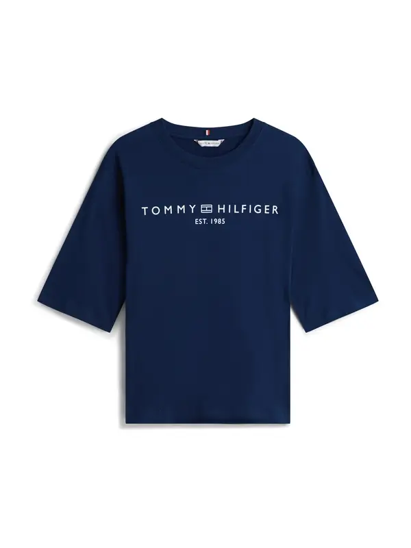 TOMMY HILFIGER TOMMY HILFIGER Majica  mornarsko plava / bijela