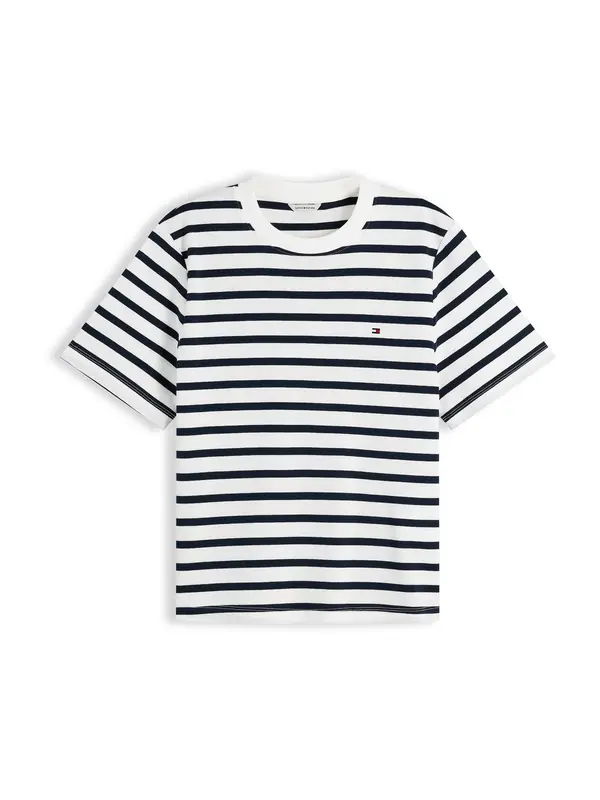 TOMMY HILFIGER TOMMY HILFIGER Majica  mornarsko plava / bijela