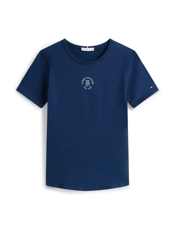 TOMMY HILFIGER TOMMY HILFIGER Majica  mornarsko plava / bijela