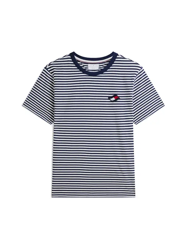 TOMMY HILFIGER TOMMY HILFIGER Majica  mornarsko plava / bijela