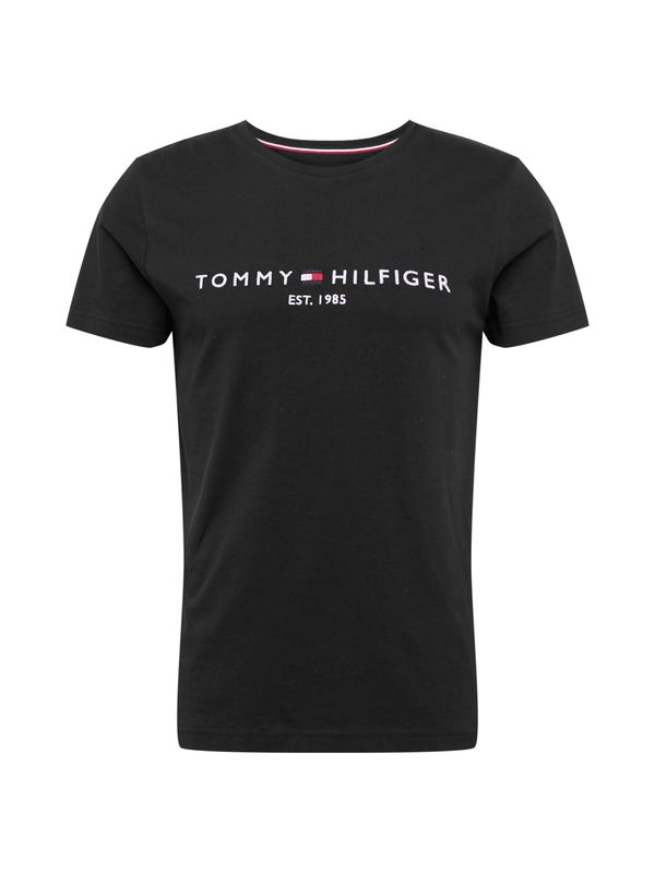 TOMMY HILFIGER TOMMY HILFIGER Majica  mornarsko plava / crna / bijela