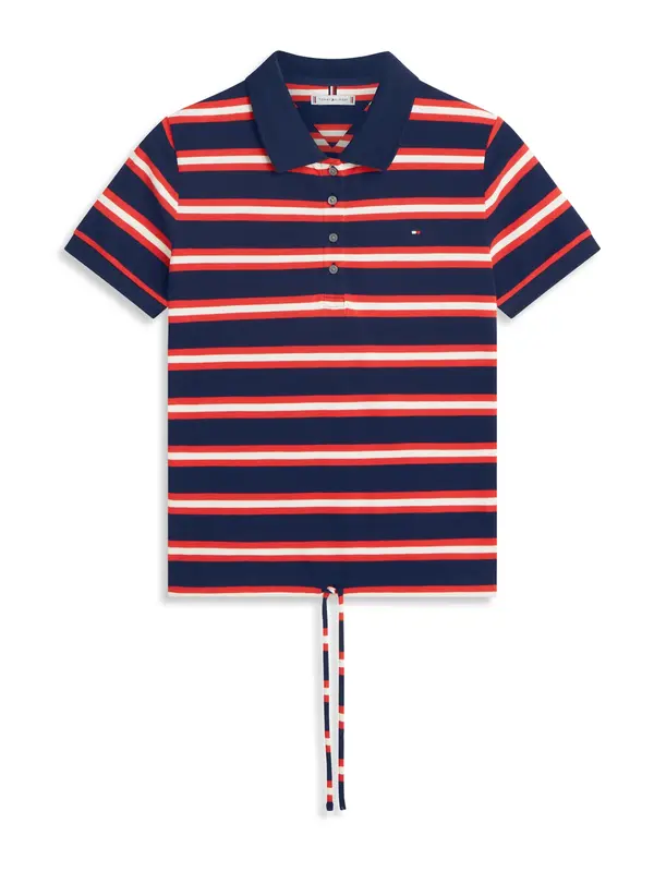 TOMMY HILFIGER TOMMY HILFIGER Majica  mornarsko plava / crvena / bijela