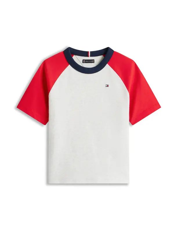 TOMMY HILFIGER TOMMY HILFIGER Majica  mornarsko plava / crvena / bijela