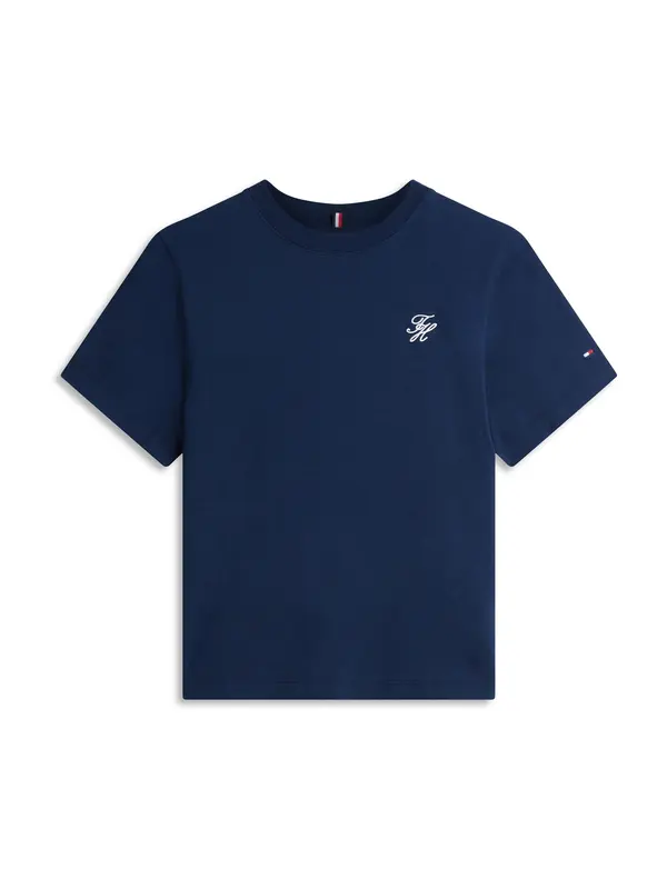 TOMMY HILFIGER TOMMY HILFIGER Majica  mornarsko plava / crvena / bijela