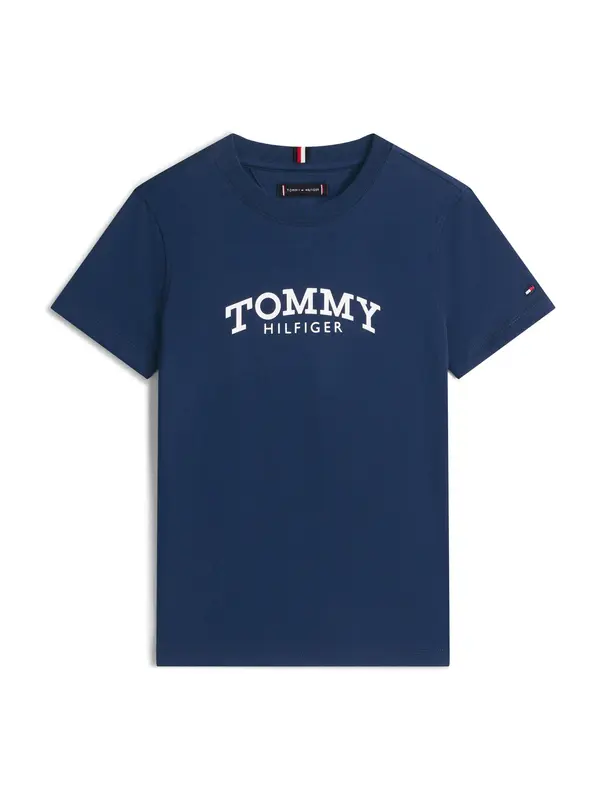 TOMMY HILFIGER TOMMY HILFIGER Majica  mornarsko plava / crvena / bijela