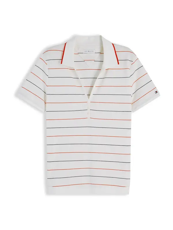 TOMMY HILFIGER TOMMY HILFIGER Majica  mornarsko plava / crvena / bijela