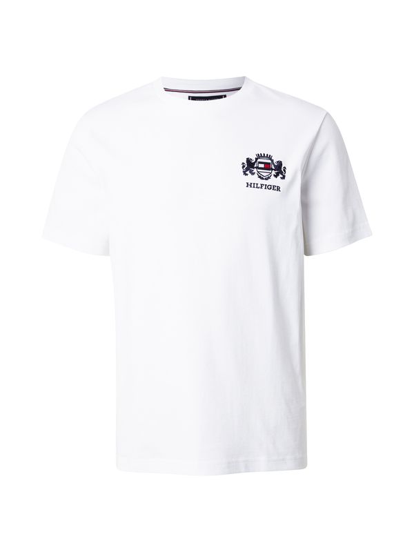 TOMMY HILFIGER TOMMY HILFIGER Majica  mornarsko plava / karmin crvena / bijela