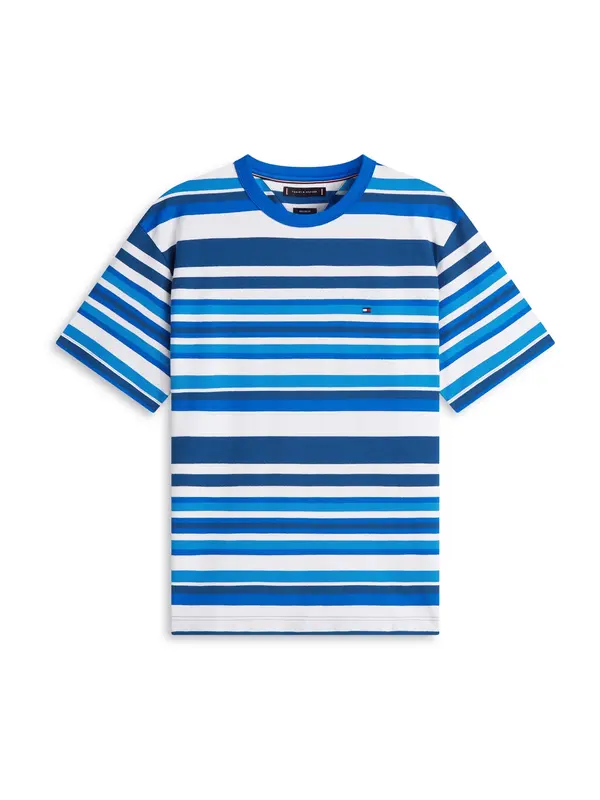 TOMMY HILFIGER TOMMY HILFIGER Majica  mornarsko plava / kraljevsko plava / bijela