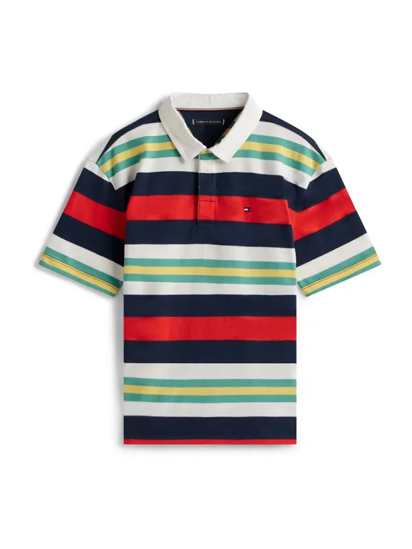 TOMMY HILFIGER TOMMY HILFIGER Majica  mornarsko plava / menta / crvena / bijela