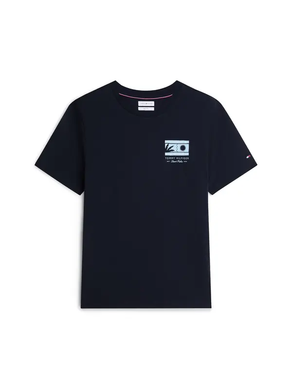 TOMMY HILFIGER TOMMY HILFIGER Majica  mornarsko plava / svijetloplava