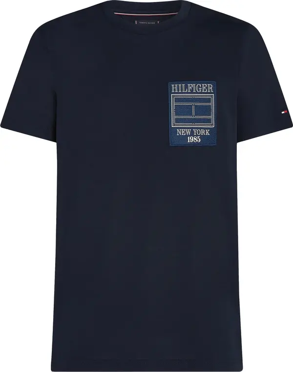 TOMMY HILFIGER TOMMY HILFIGER Majica  mornarsko plava / tamno plava / bijela
