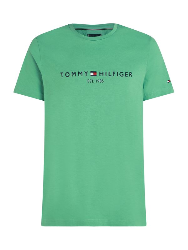 TOMMY HILFIGER TOMMY HILFIGER Majica  mornarsko plava / zelena