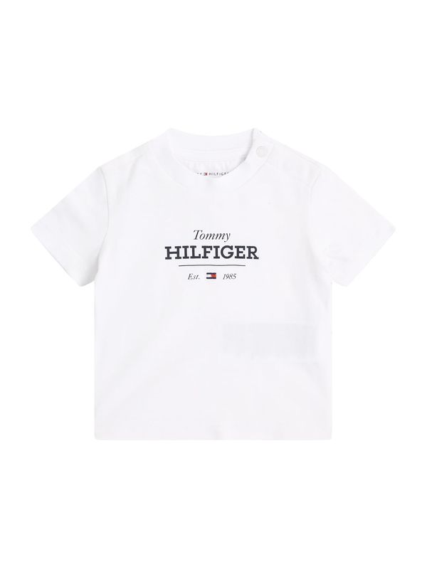 TOMMY HILFIGER TOMMY HILFIGER Majica  morsko plava / bijela
