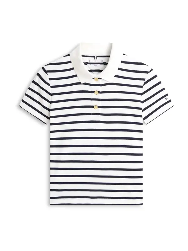 TOMMY HILFIGER TOMMY HILFIGER Majica  morsko plava / bijela