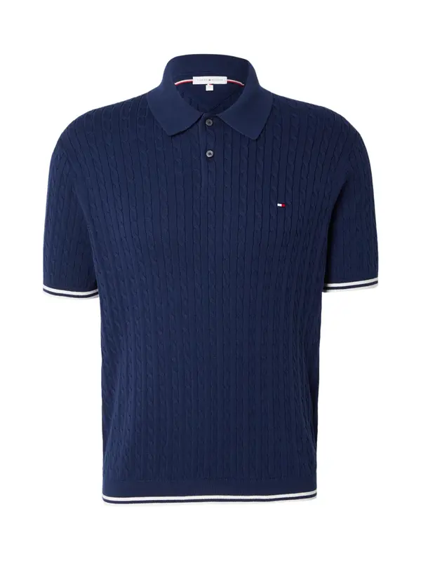 TOMMY HILFIGER TOMMY HILFIGER Majica  morsko plava / bijela