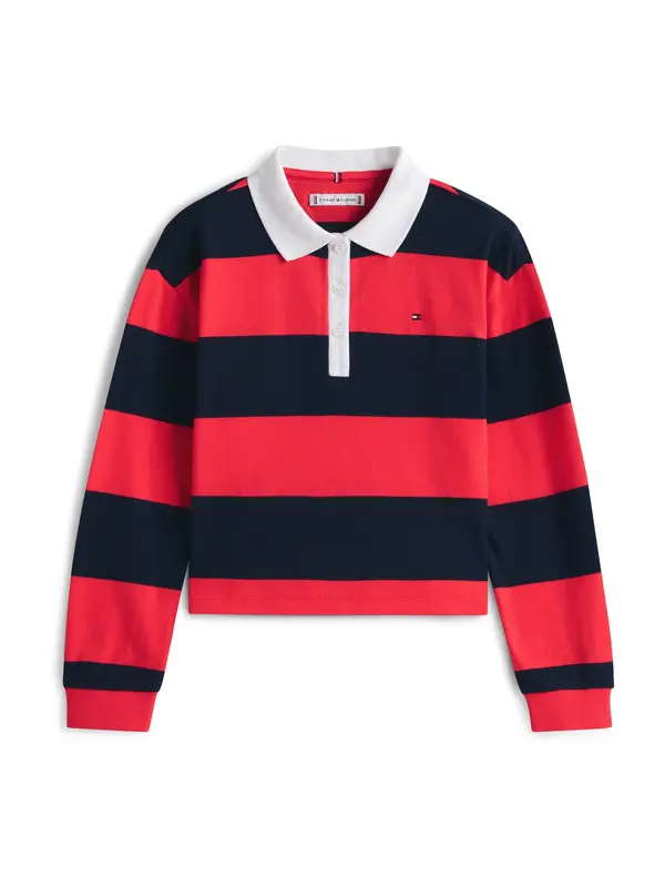 TOMMY HILFIGER TOMMY HILFIGER Majica  morsko plava / crvena / bijela