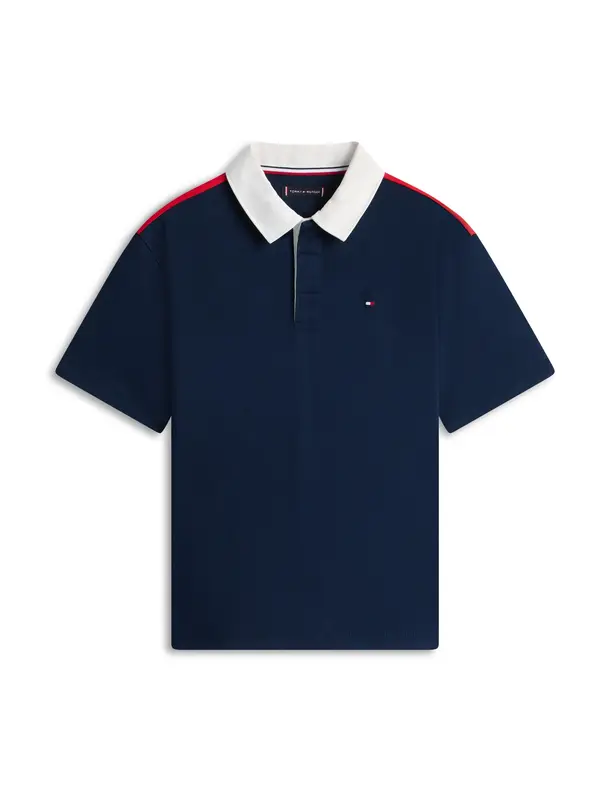 TOMMY HILFIGER TOMMY HILFIGER Majica  morsko plava / crvena / bijela