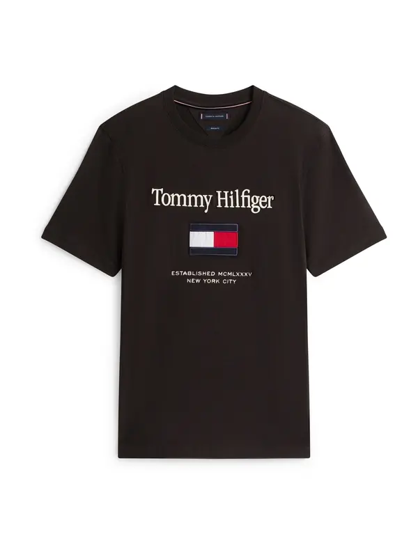 TOMMY HILFIGER TOMMY HILFIGER Majica  morsko plava / crvena / crna / bijela