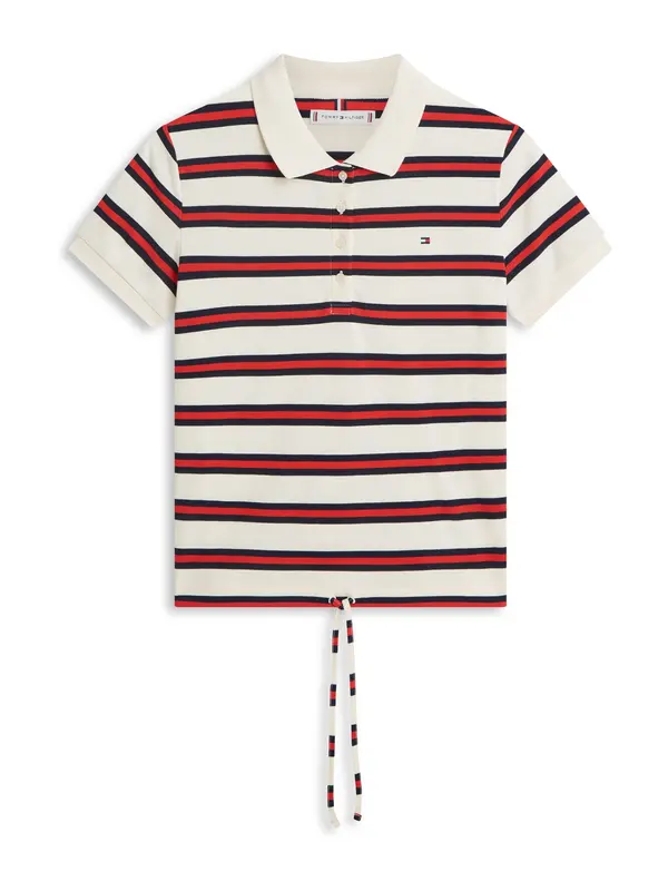 TOMMY HILFIGER TOMMY HILFIGER Majica  morsko plava / crvena / prljavo bijela