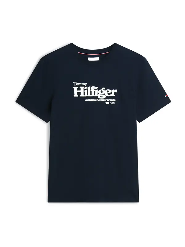 TOMMY HILFIGER TOMMY HILFIGER Majica 'NAUTICAL'  mornarsko plava / bijela