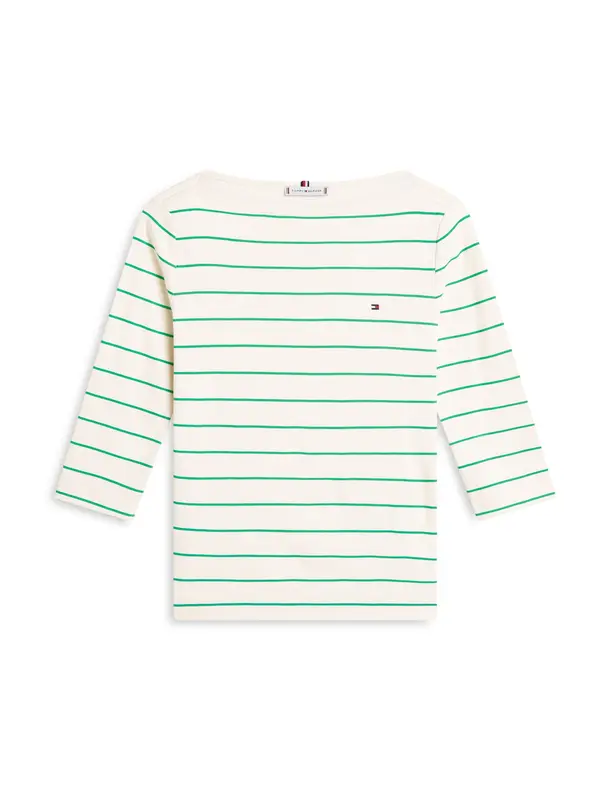 TOMMY HILFIGER TOMMY HILFIGER Majica 'NEW CODY'  zelena / bijela